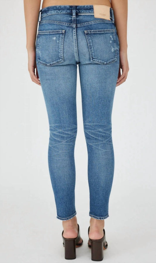 Moussy - Meadowood Skinny Jean - blue - clothing - cotton - blend