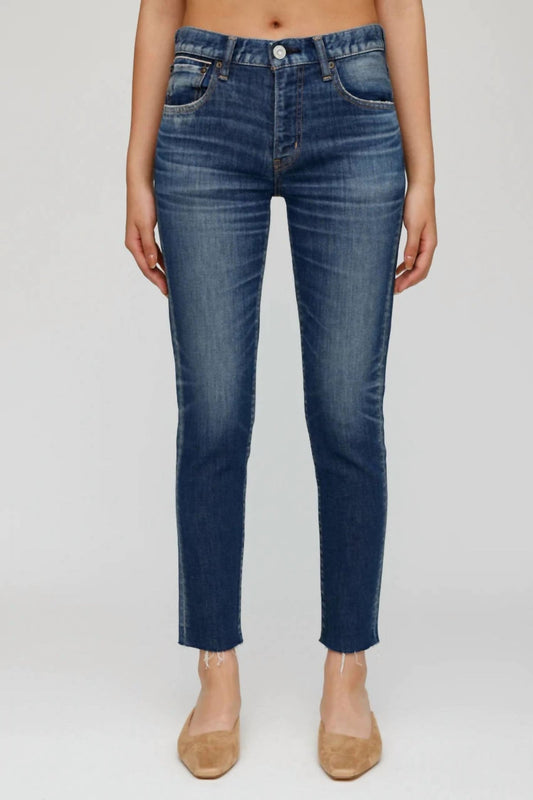 Moussy - Warren Skinny - blue - clothing - cotton - blend