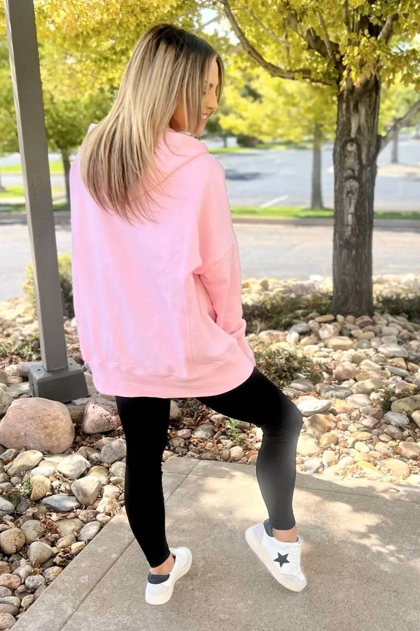 Much Ado - Hannah Pullover Hoodie Top - clothing - hoodies - pink