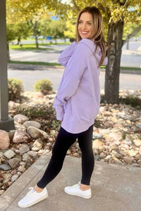 Much Ado - Hannah Pullover Hoodie Top - clothing - hoodies - purple