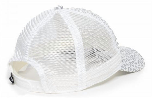 Muddy Carrots - Leopard Hat - accessories - hats - white