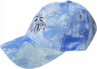 Muddy Carrots - Women's Beach Tie - dye Hat - accessories - blue - cotton