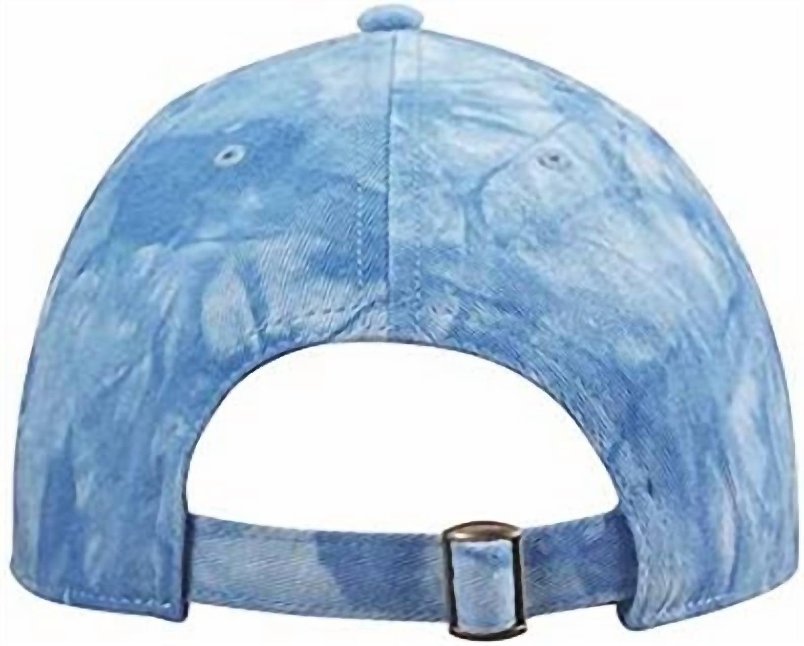 Muddy Carrots - Women's Beach Tie - dye Hat - accessories - blue - cotton