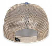 Muddy Carrots - Women's Happy Camper Mesh Back Hat - accessories - blue - hats