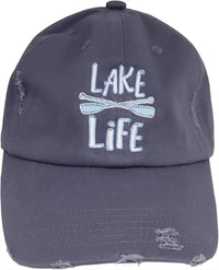 Muddy Carrots - Women's Lake Life Hat - accessories - black - cotton