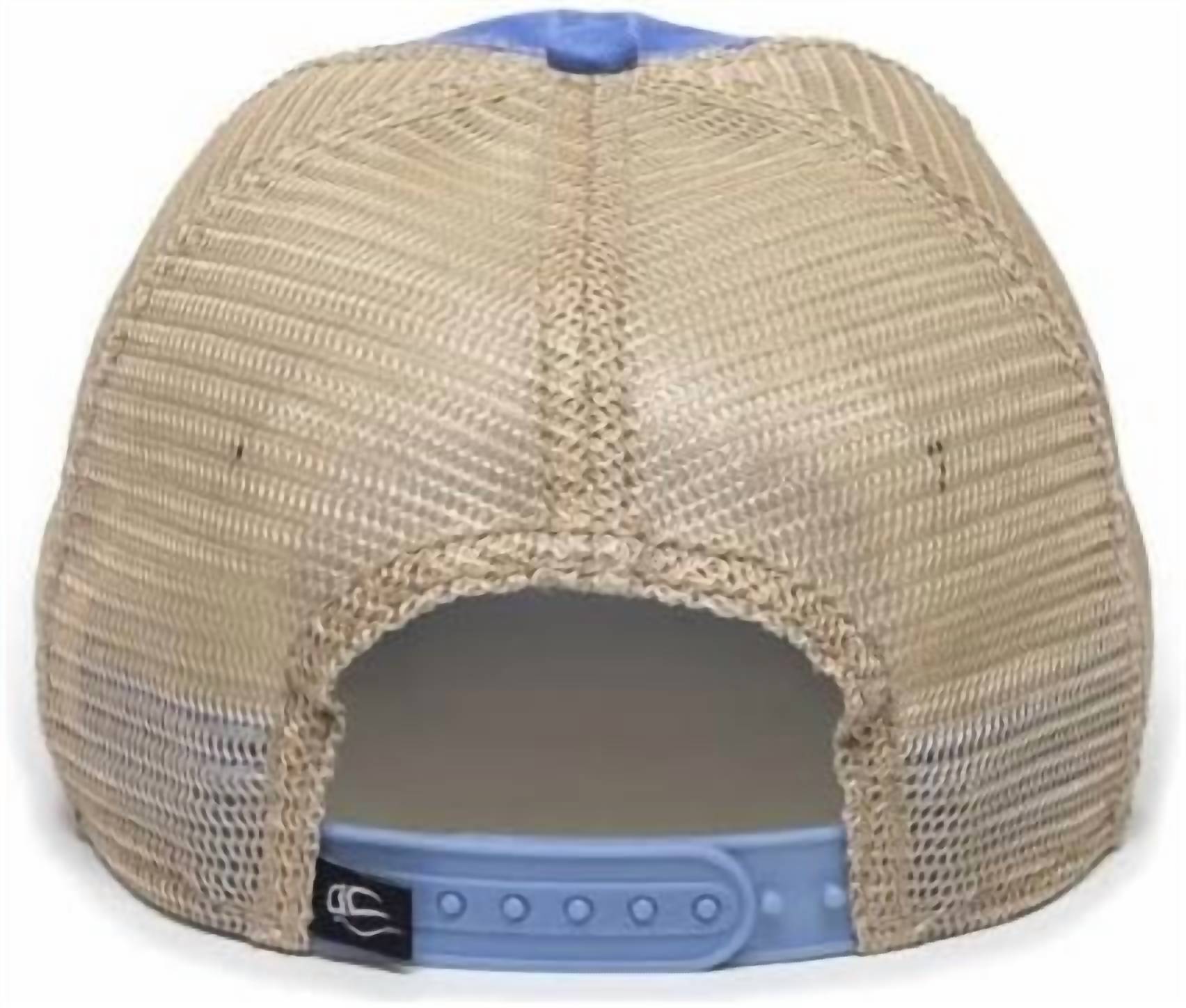 Muddy Carrots - Women's Tea Stained Mesh Back Hat - accessories - blue - hats