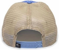 Muddy Carrots - Women's Tea Stained Mesh Back Hat - accessories - blue - hats