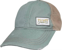 Muddy Carrots - Women's Tea Stained Mesh Back Hat - accessories - green - hats