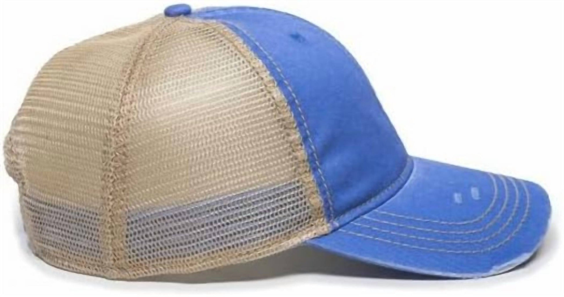 Muddy Carrots - Women's Tea Stained Mesh Back Hat - accessories - blue - hats