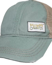 Muddy Carrots - Women's Tea Stained Mesh Back Hat - accessories - green - hats