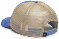 Muddy Carrots - Women's Tea Stained Mesh Back Hat - accessories - blue - hats