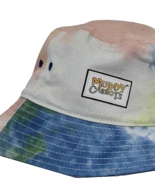 Muddy Carrots - Women's Tie Dye Bucket Hat - accessories - hats - white