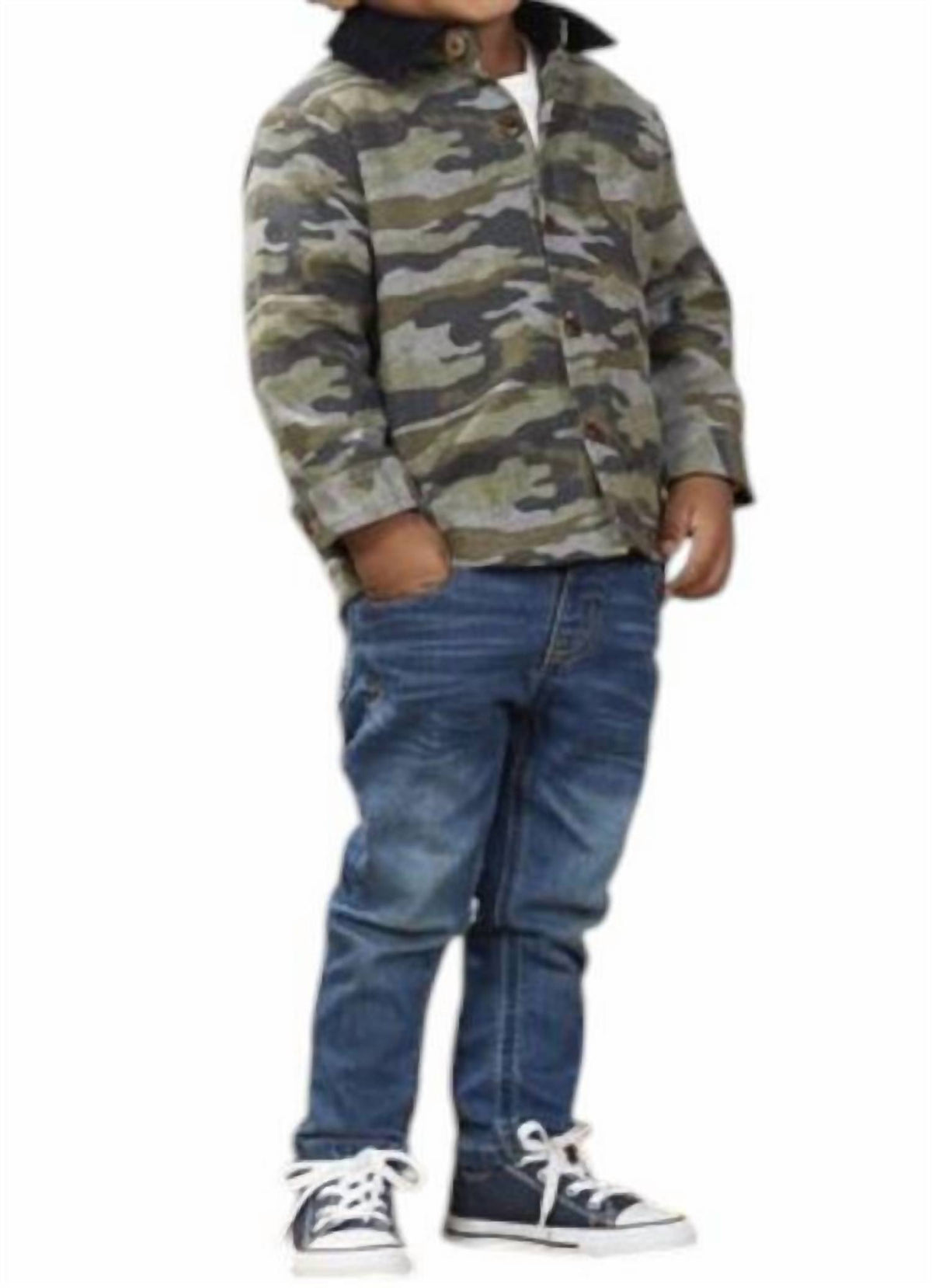 Mudpie - Boy’s Camo Shacket