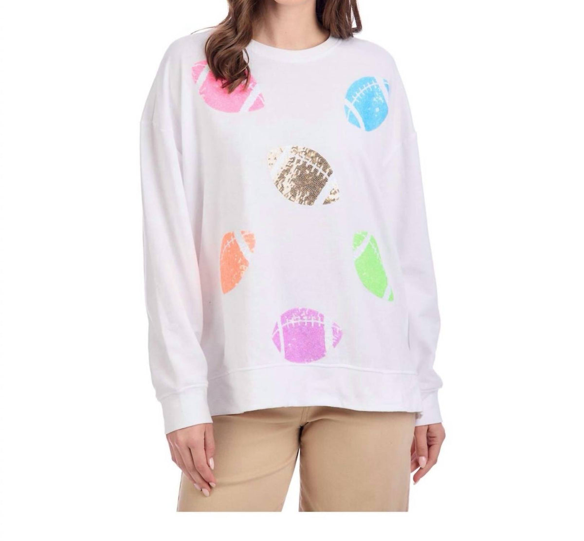 Mudpie - Game Day Sparkle Sweatshirt
