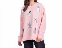 Mudpie - Ghost Sparkle Sweatshirt