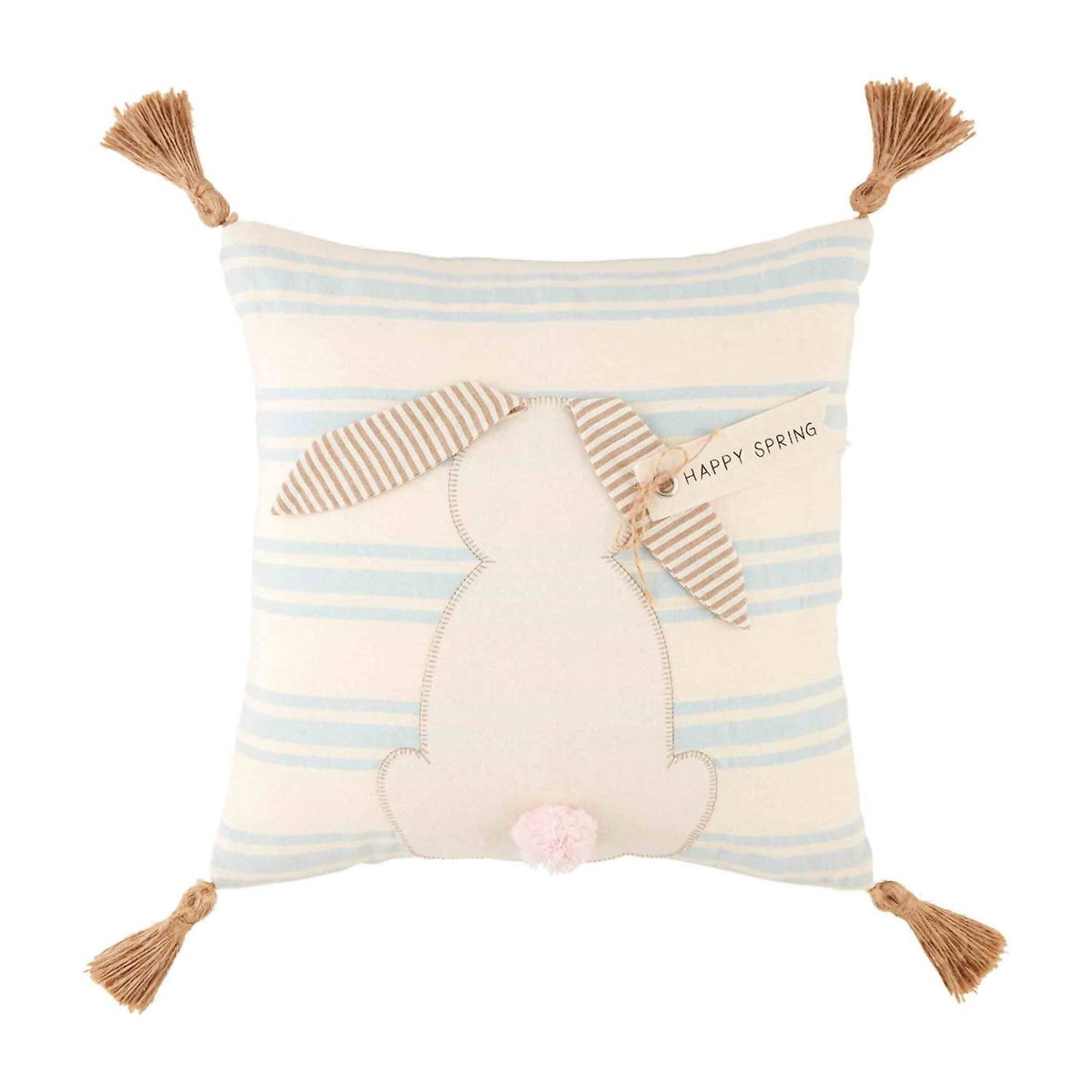 Mudpie - Happy Spring Square Pillow