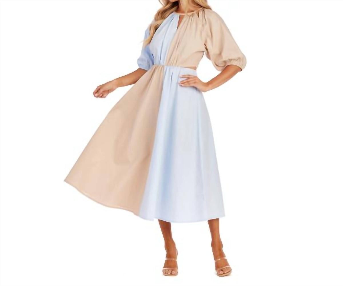 Mudpie - Hutton Colorblock Midi Dress