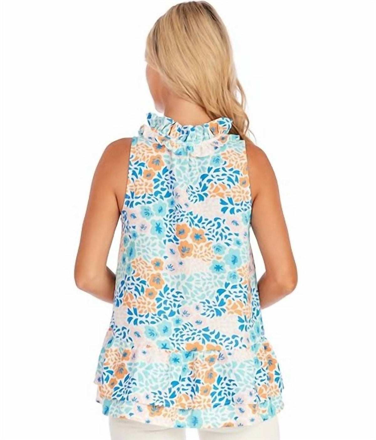 Mudpie - Jeanette Flounce Top