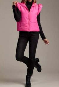 Mudpie - Lile Ruffle Quilted Vest