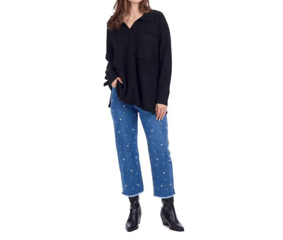 Mudpie - Noa Collared Sweater