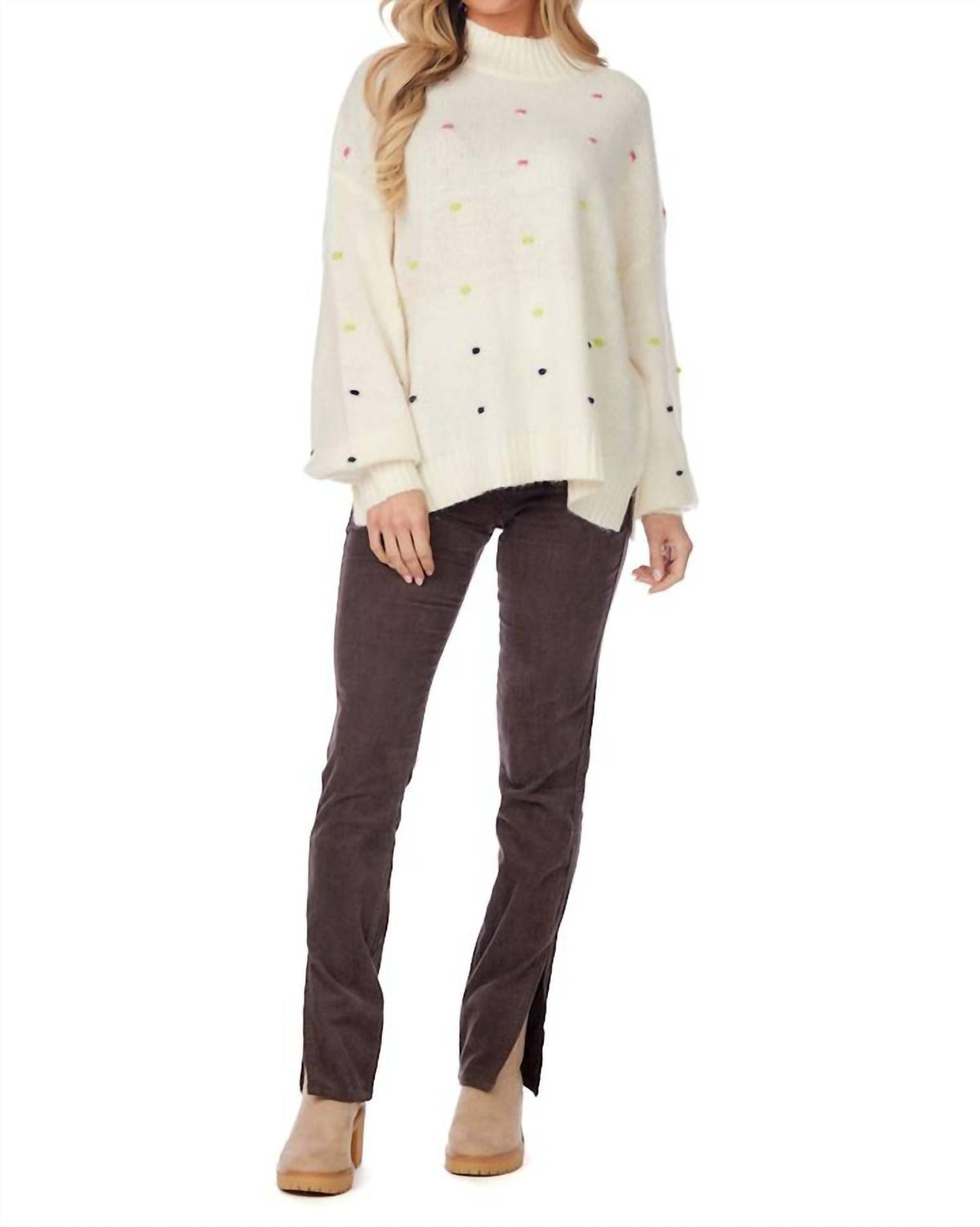 Mudpie - NOVIE POM POM SWEATER
