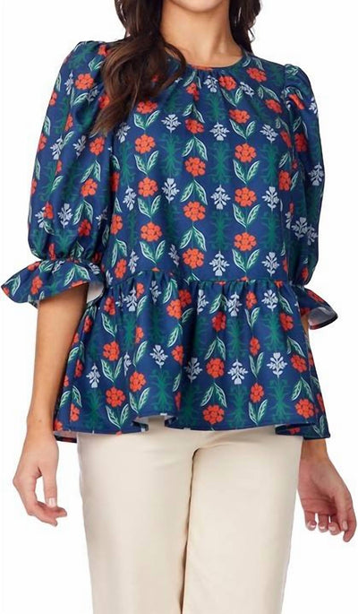 Mudpie - Pierce Flounce Top
