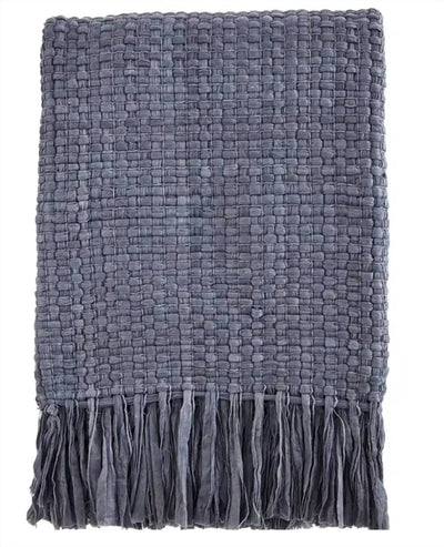 Mudpie - Recycled Colored Throw Blanket