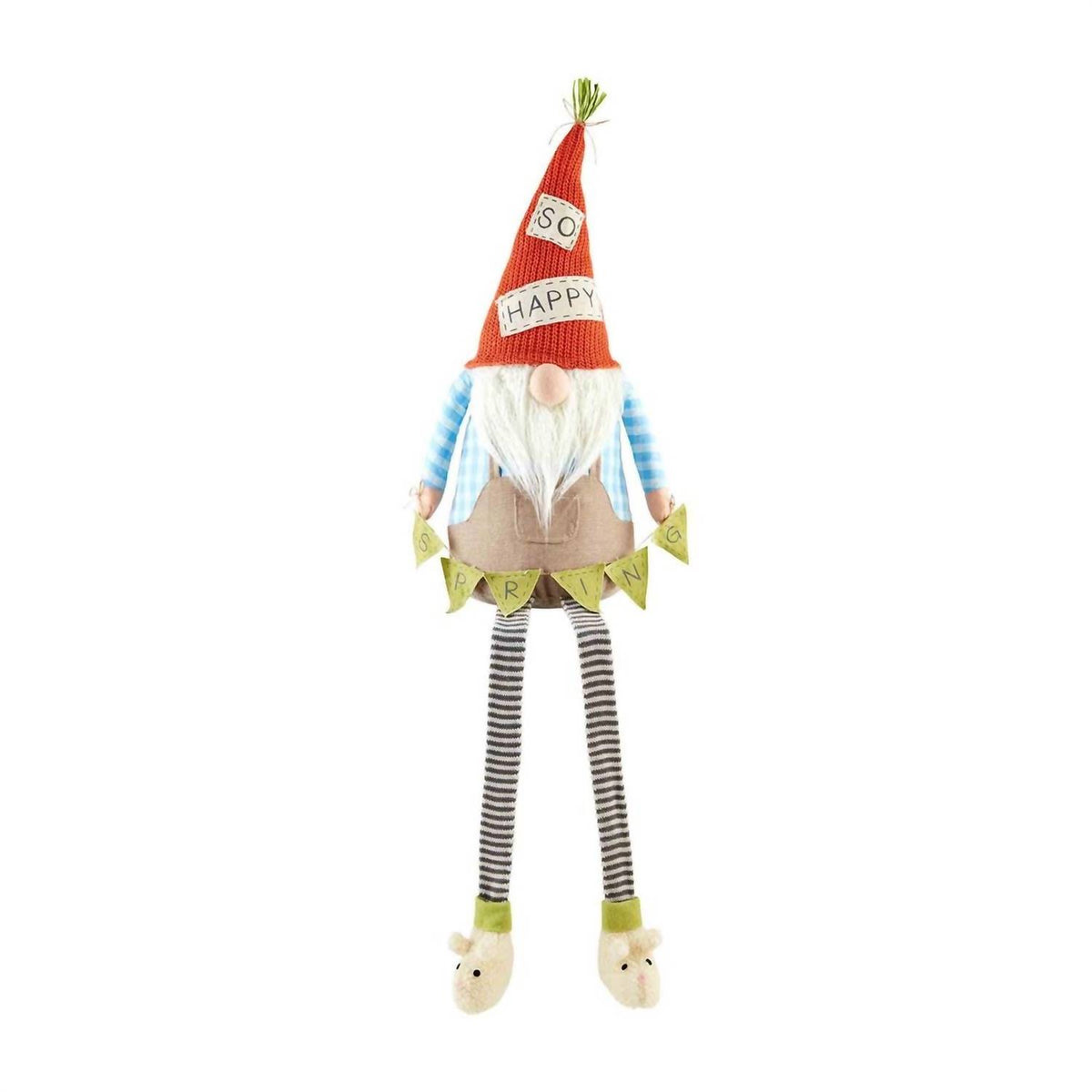 Mudpie - X-large Easter Dangle Leg Gnome