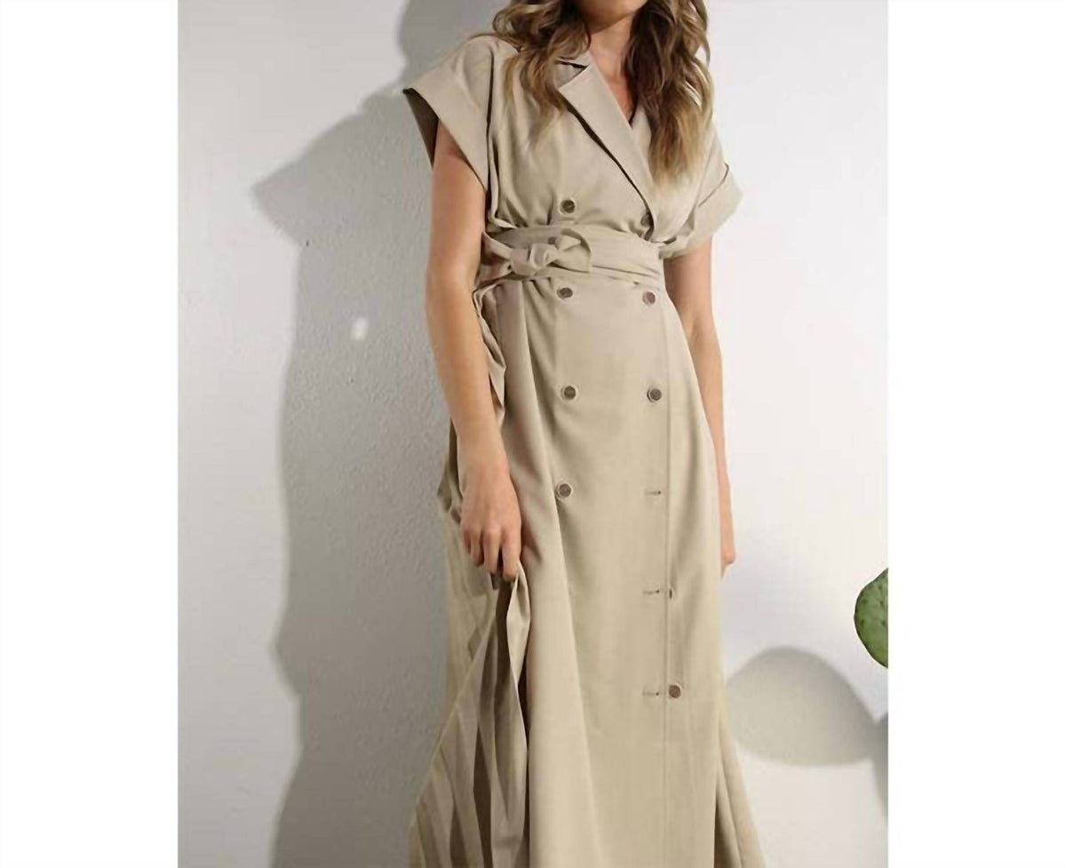 Mulla - Mina Pleated Back Trench Jacket