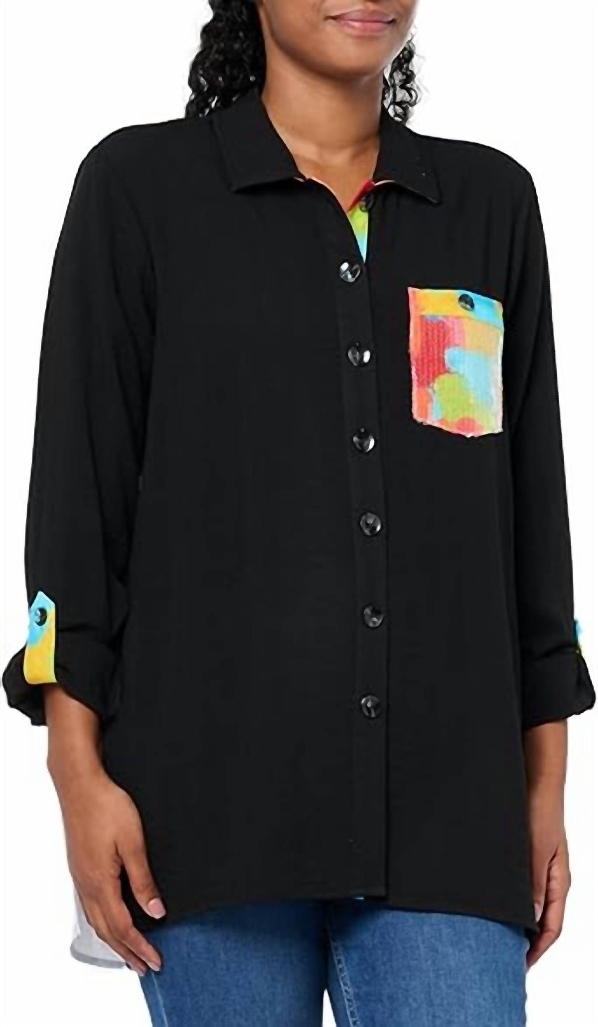 Multiples - Colorful Accents Roll Tab Top