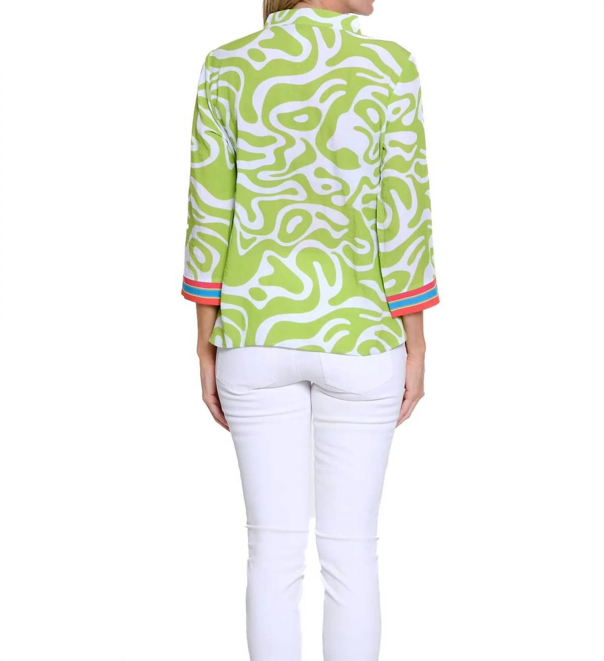 Multiples - Cuffed Dolman Collared Top