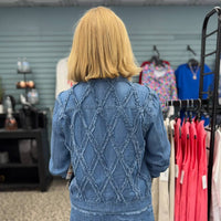 Multiples - Cuffed Long Sleeve Jean Jacket