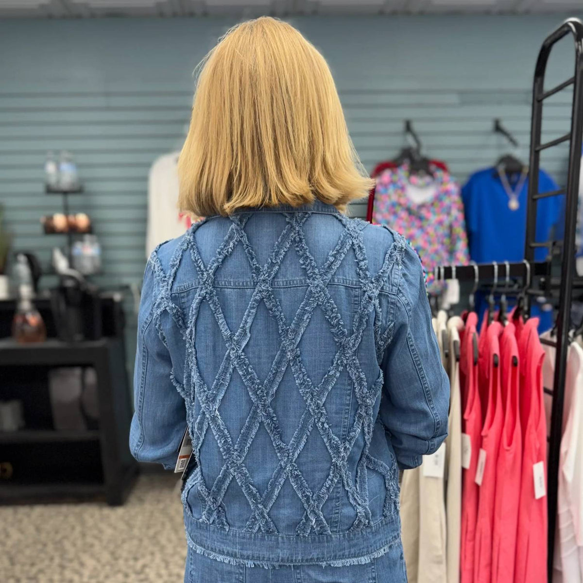 Multiples - Cuffed Long Sleeve Jean Jacket