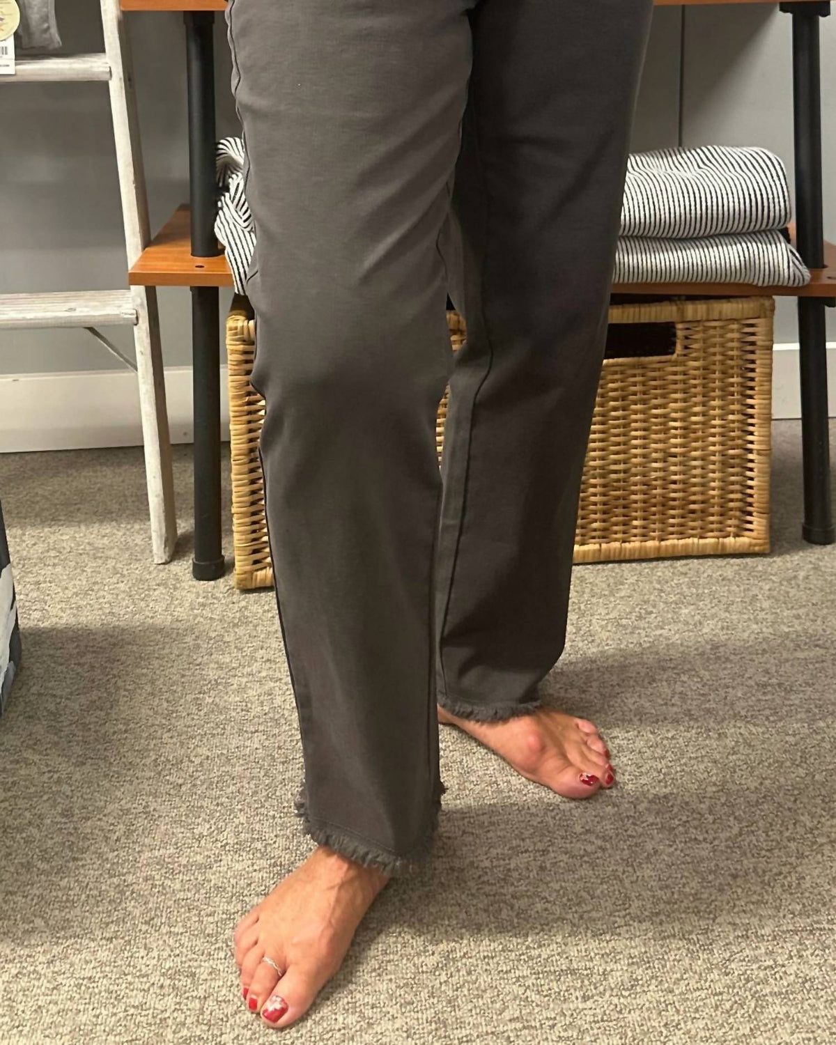 Multiples - Fringe Ankle Pant