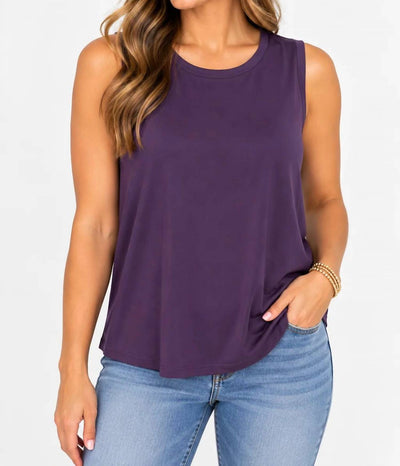 Multiples - High Neck Knit Tank Top