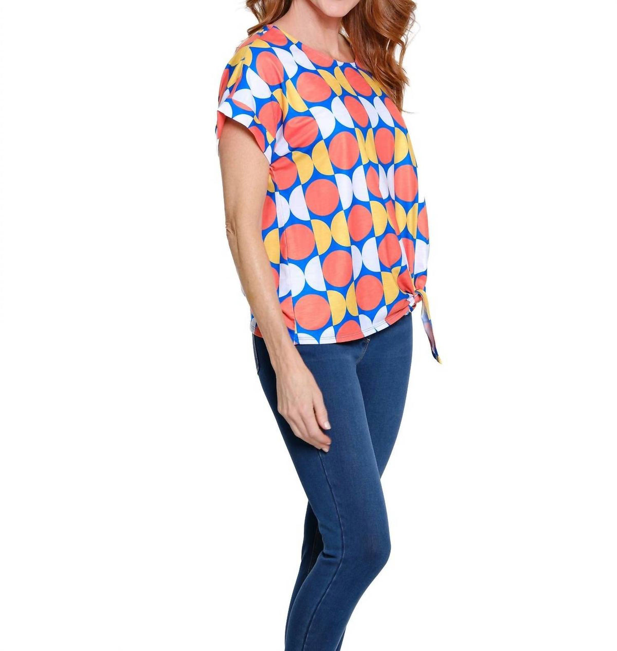 Multiples - Pop Art Dot Tie-waist Top