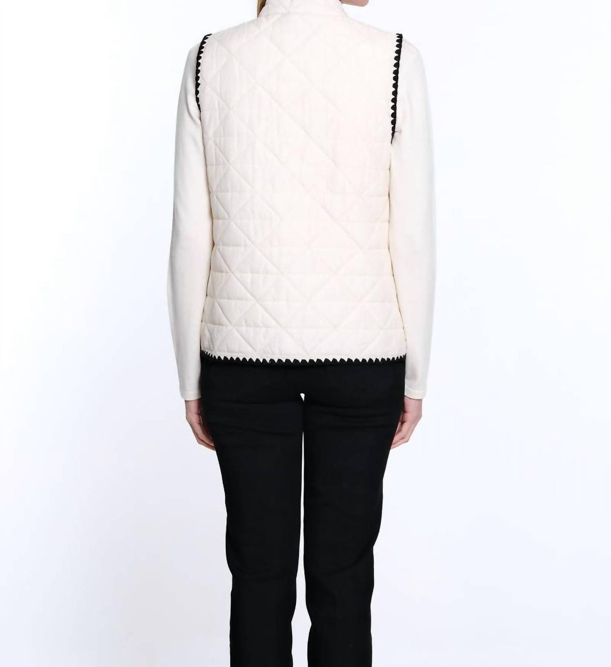 Multiples - Quilted Woven Vest