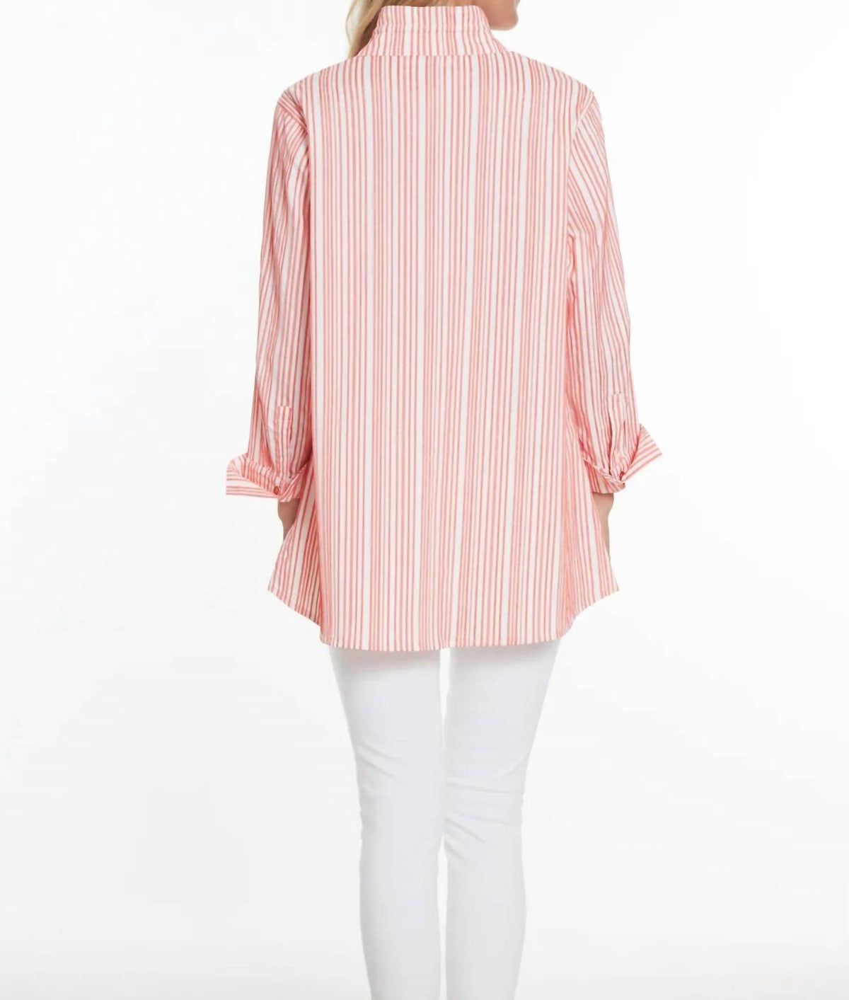 Multiples - Wire Collar Stripe Blouse