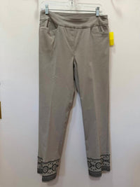 Multiples - Women's Embroidered Hem Ankle Pant