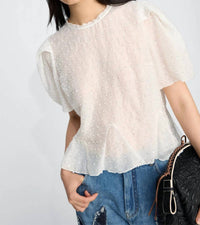 Munthe - Crewneck Sequin Top