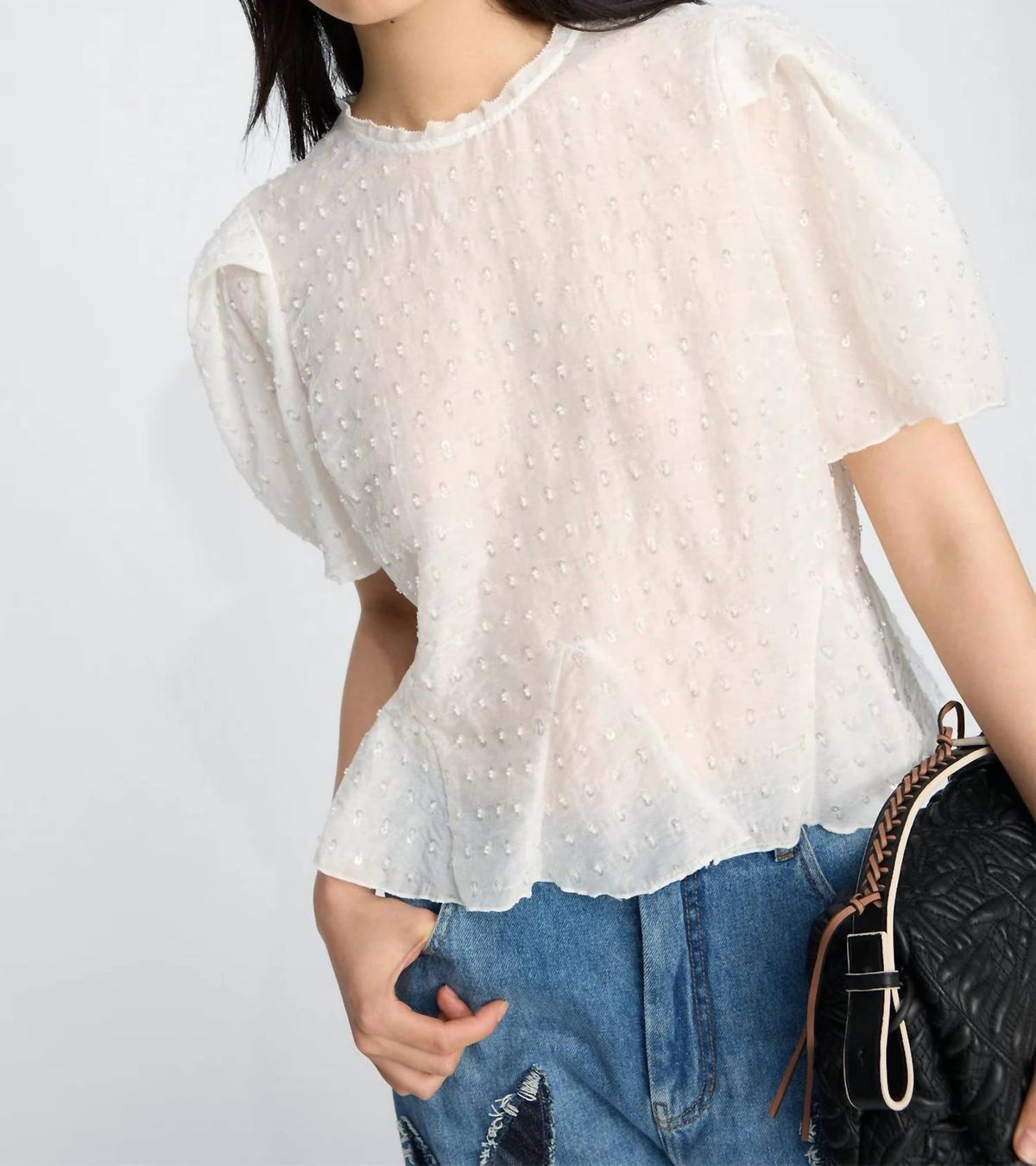 Munthe - Crewneck Sequin Top