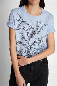 Munthe - Fedelio T-shirt - blue - clothing - cotton