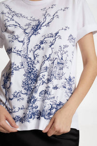 Munthe - Fedelio T-shirt - clothing - cotton - patterned