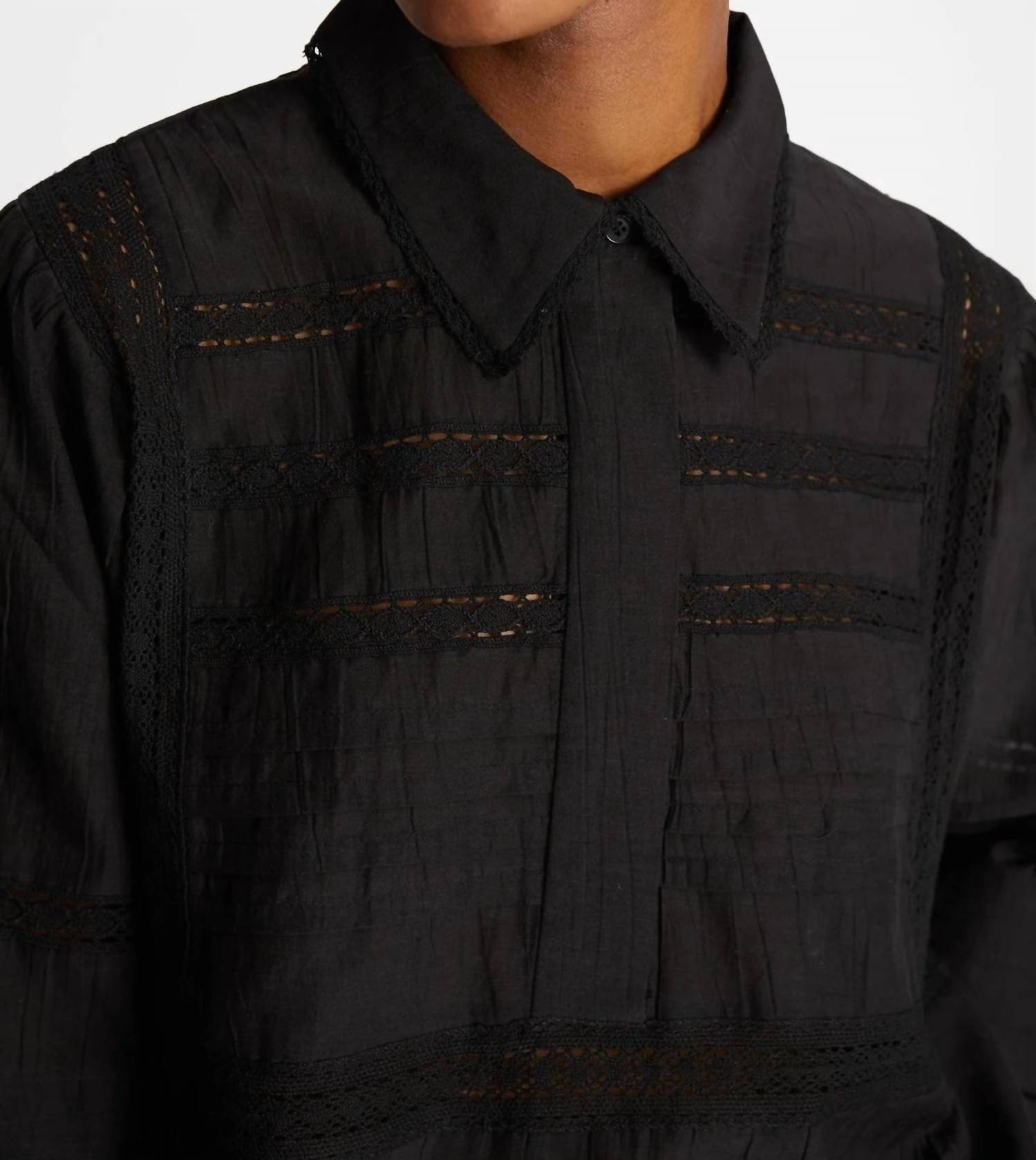 Munthe - Ferdie Top Blouse - black - blouses - clothing