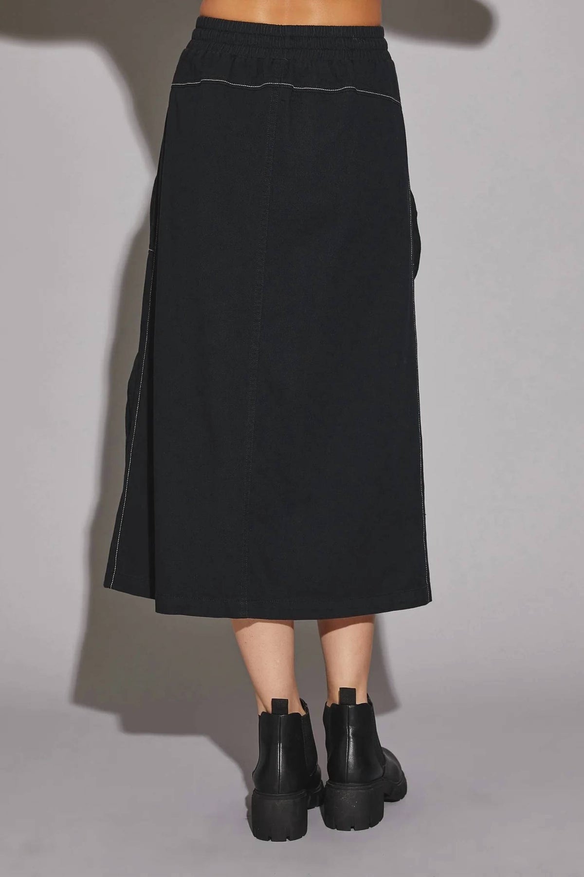 Mustard Seed - Cargo Midi Skirt