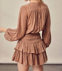 Mustard Seed - Don’t Get It Twisted Ruffle Romper