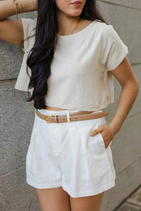 Mustard Seed - First In Class Tailor Pleated Shorts