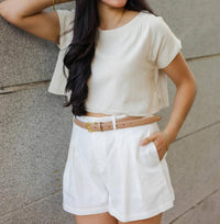 Mustard Seed - First In Class Tailor Pleated Shorts