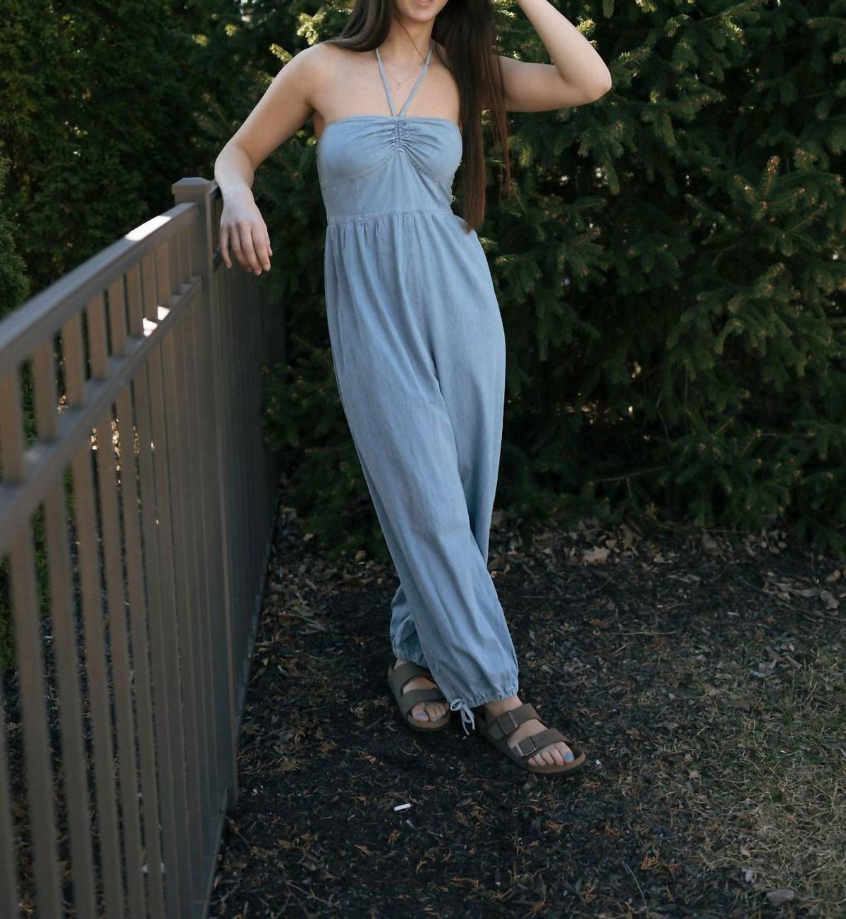 Mustard Seed - Halter Jumpsuit