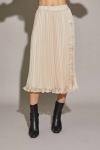Mustard Seed - Jenean Skirt - beige - clothing - knee - length - skirts